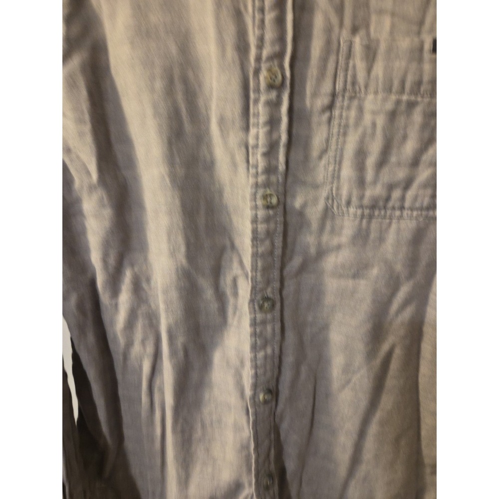 Eddie Bauer Shirt Mens Large Classic Fit Long Sleeve Button Up gray Casual - Picture 3 of 5